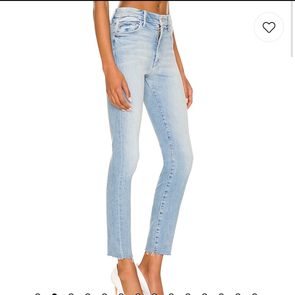Mother The Looker Ankle Fray Jeans